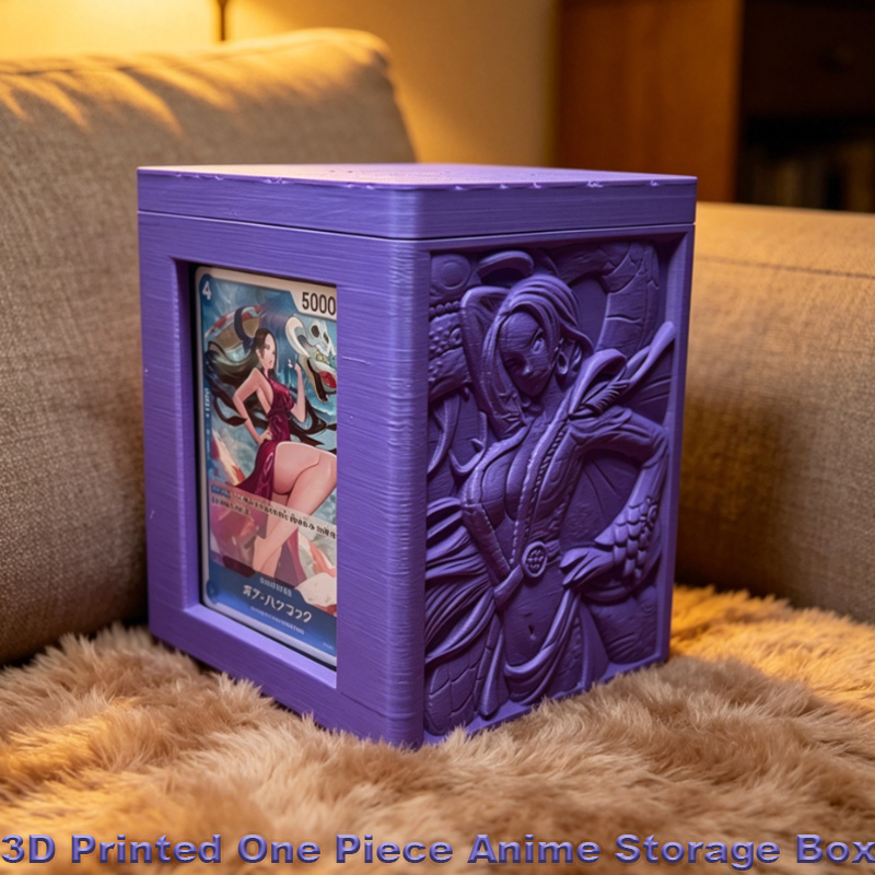 3D Printing Deck Box - 新しい3Dプリント製エコフレンドリー樹脂製ワンピース ボア・ハンコック デッキボックス エンボス加工 ライズアップ デスクトップオーナメント