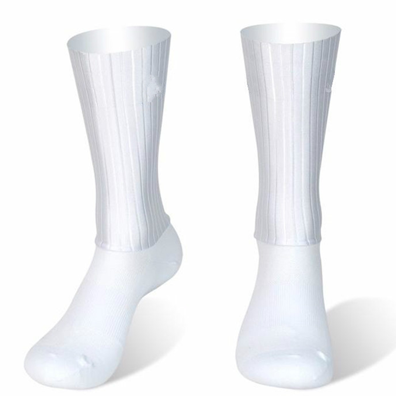 Silicone Sock Hotend - 靴下エアロアンチスリップシリコーン夏 Whiteline サイクリングソックス男性自転車スポーツランニングバイク靴下 Calcetines Ciclismo