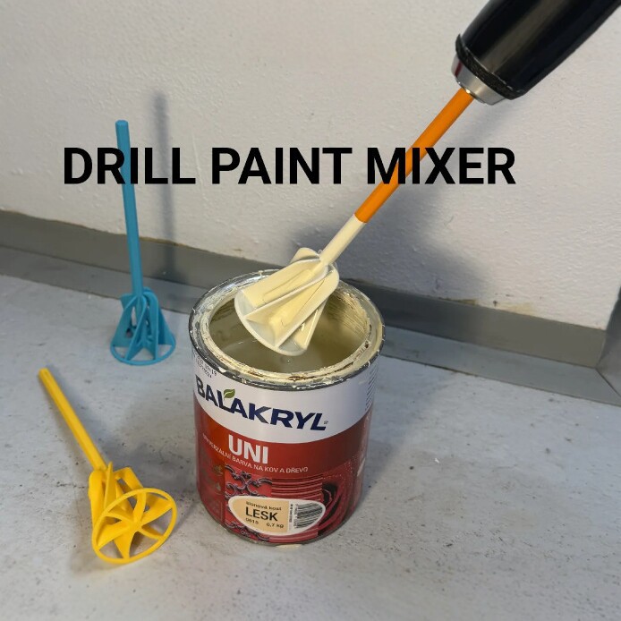 3D Printing Epoxy Resin - 3D プリントペイントミキサードリル撹拌棒エポキシ樹脂コーティング撹拌棒ポータブル家庭用混合ツール樹脂塗料混合用