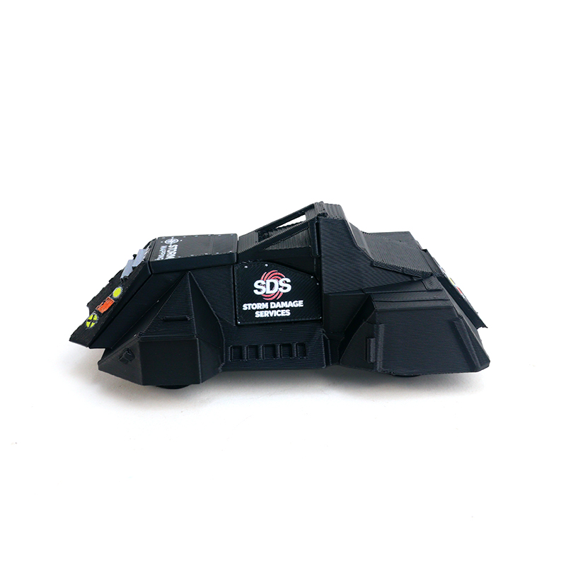3D Printing Diecast Cars - 3Dプリントされたストームチェイサー車両モデル、ヘビーデューティーオフロード偵察車、ミニダイキャストコレクション玩具、ストーム愛好家へのギフト