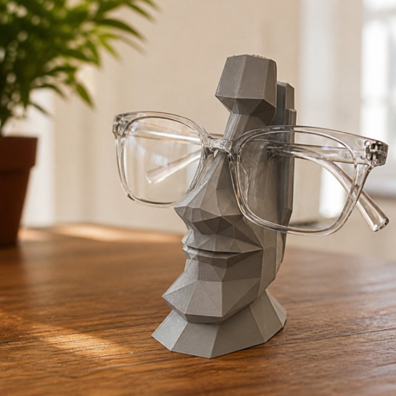 3D Printing Glasses Frames - ストーンマンメガネフレーム 3D プリント人体輪郭メガネフレーム収納ソリューションデスクベッドサイド家の装飾に適しています