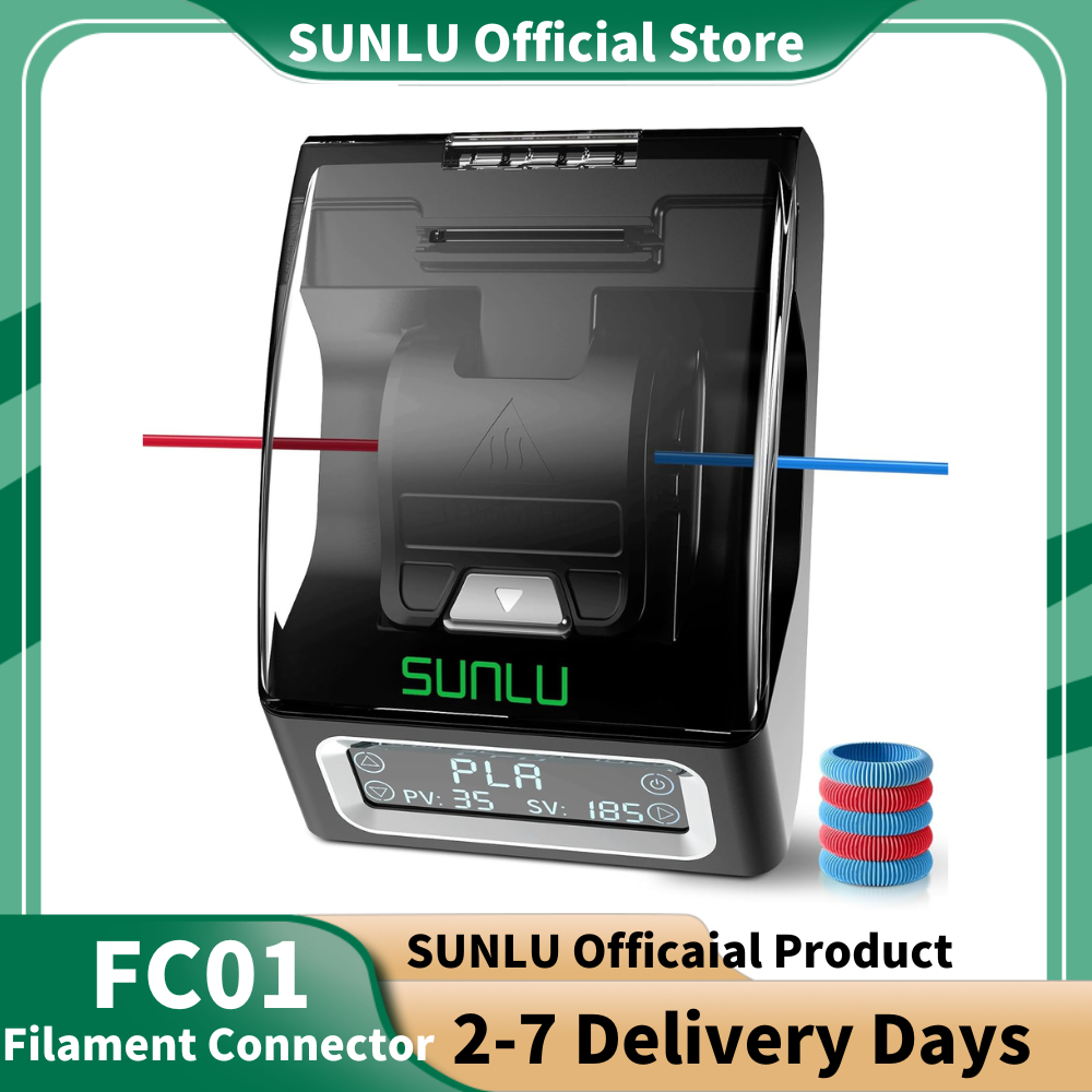 Carbon Fiber Filament - SUNLU FC01 フィラメントコネクター 急速加熱 3Dプリンターフィラメント 1.75mm