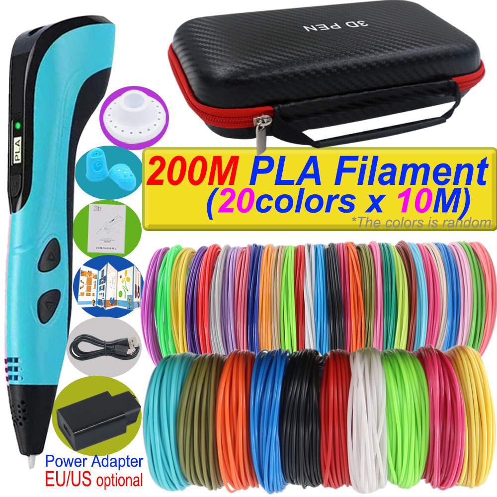 Carbon Fiber Filament - 2026 新しい 3D 印刷ペン DIY 立体絵画子供のおもちゃ液晶画面電源アダプタ