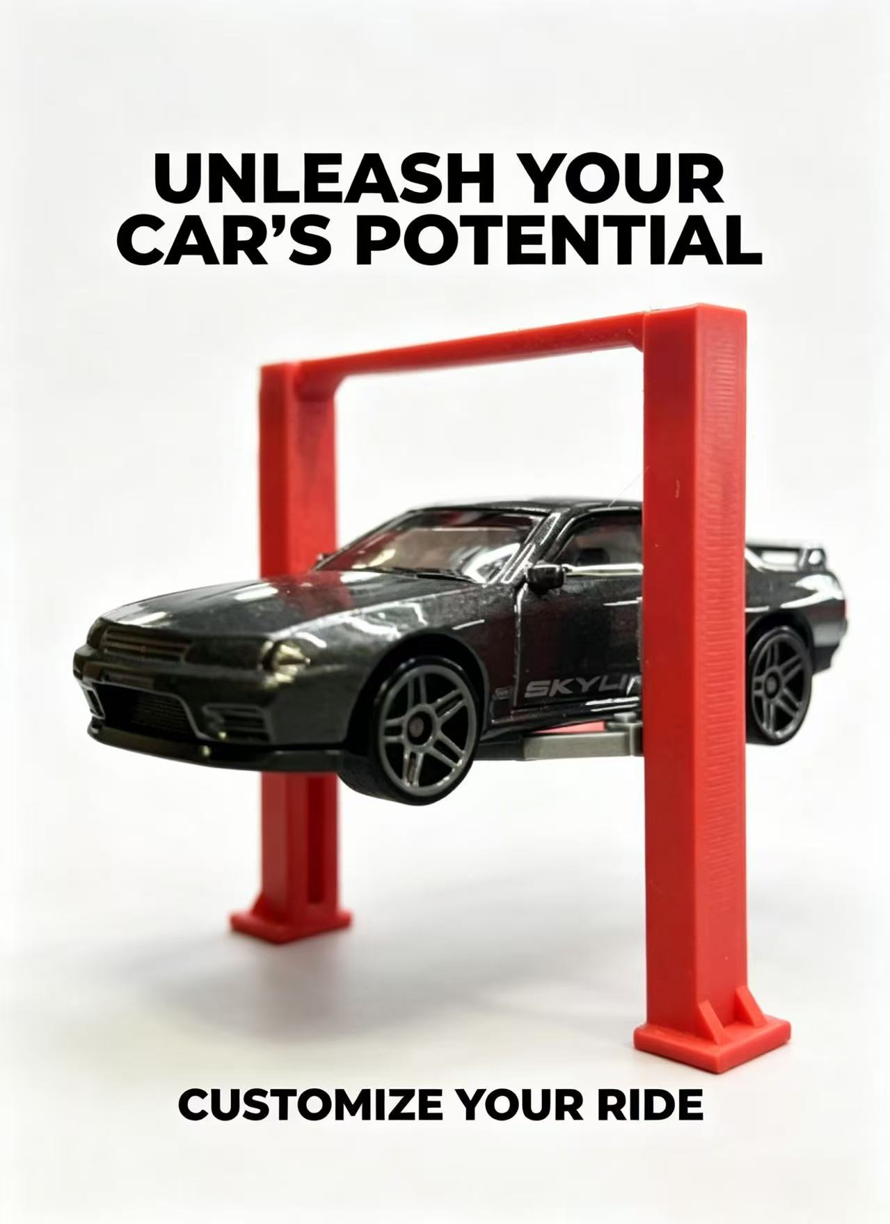 高さ調節可能な単層カーパーキングラック 3D プリントモデル - 3D Printing Diecast Cars のレビューと価格
