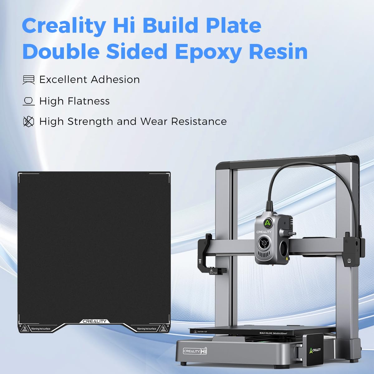 Creality Hi エポキシ樹脂ビルドプレート、280× - 3D Printing Epoxy Resin のレビューと価格