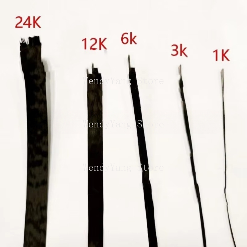 1K 3K 6K 12K 24K 48K カーボンファイバー - Carbon Fiber Filament のレビューと価格