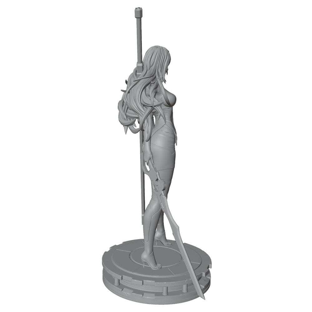 1/24 デスクトップ装飾品、女戦士モデルキット、剣を持った - 3D Printing Instructor のレビューと価格