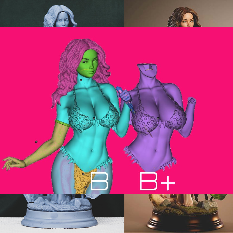 3 スタイル Origi キャラクター 6083 洞窟女性  - 3D Printing Character のレビューと価格