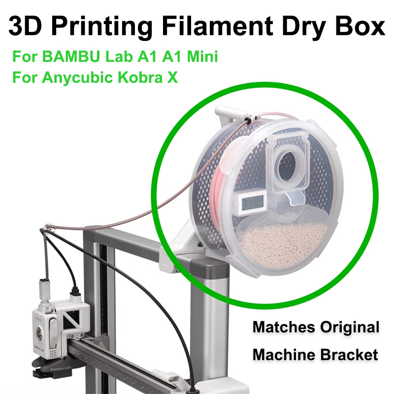 壁掛け式気密3Dプリンターフィラメント乾燥ボックス（湿度計・ - 3D Printing Deck Box のレビューと価格