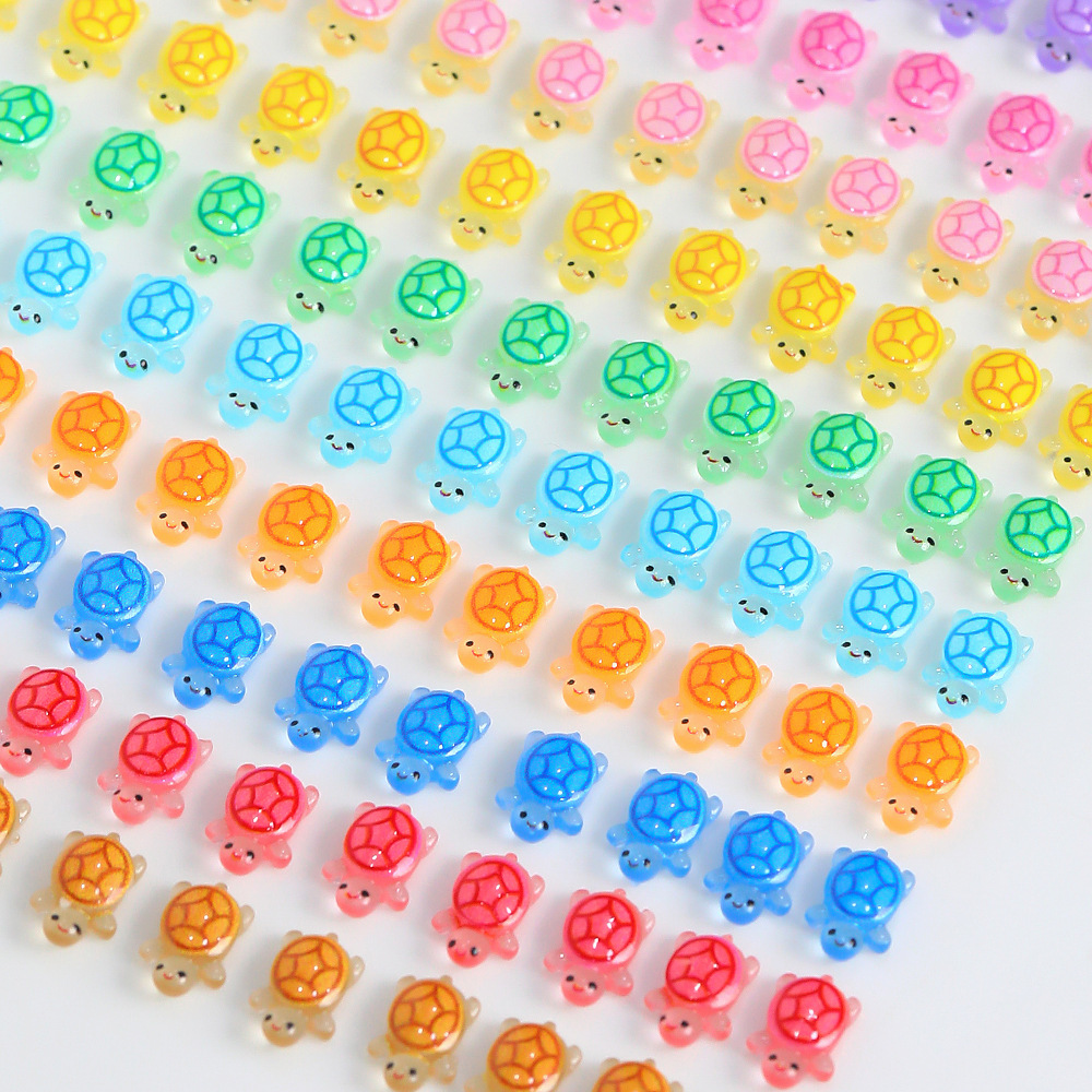 20個入り 暗闇で光るミニタートルネイルアートチャームアクセ - 3D Printing Epoxy Resin のレビューと価格