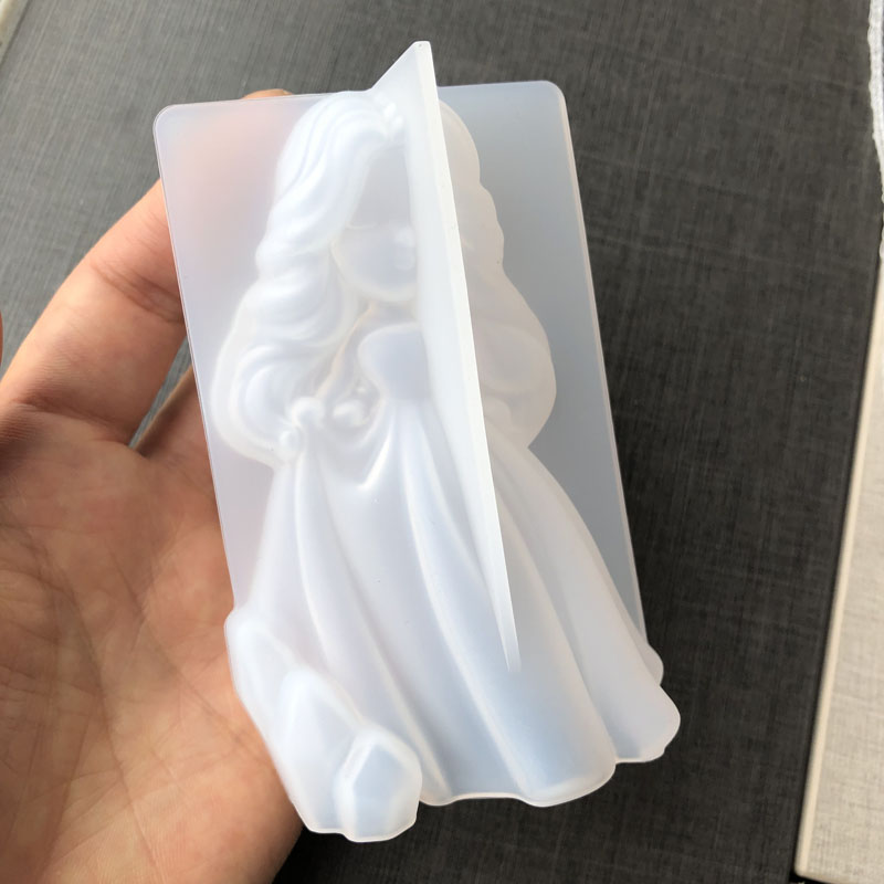 3D かわいいプリンセスシリコーンキャンドルモールド天使の女 - 3D Printing Model のレビューと価格