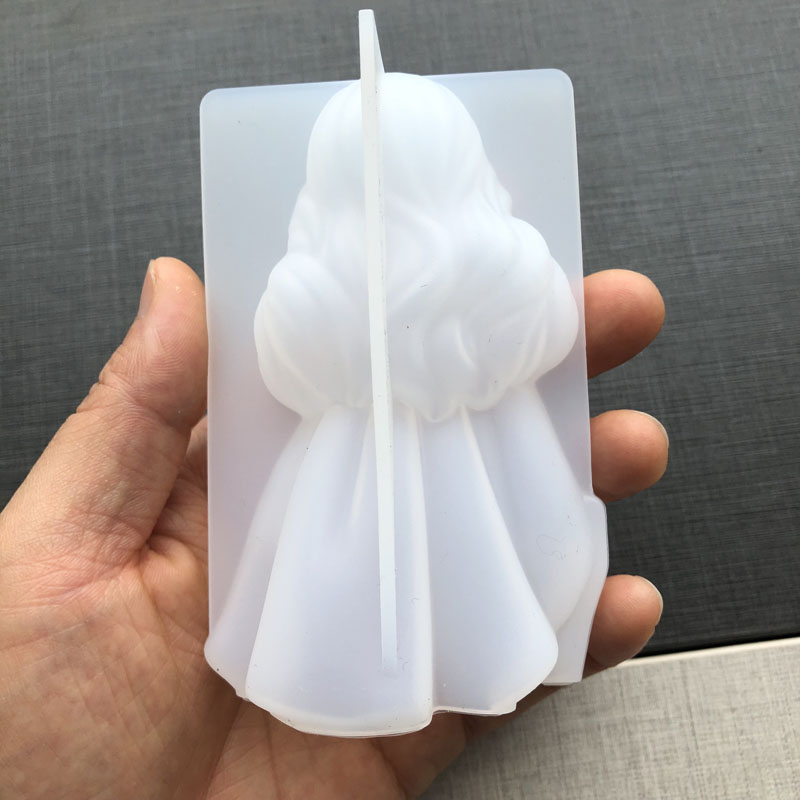 3D かわいいプリンセスシリコーンキャンドルモールド天使の女 - 3D Printing Model のレビューと価格