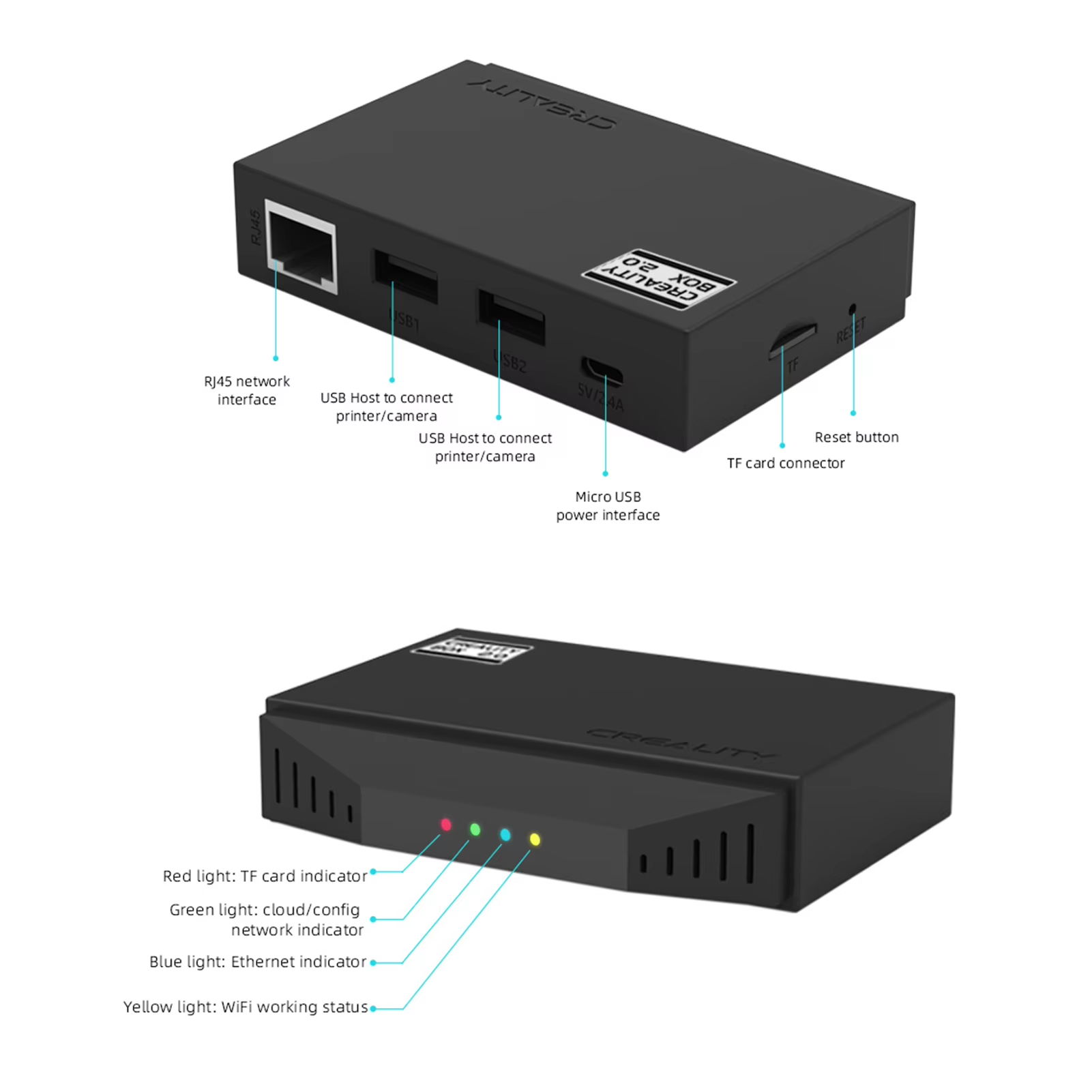Creality WiFi ボックス 2.0 FDM 3D  - 3D Printing Deck Box のレビューと価格