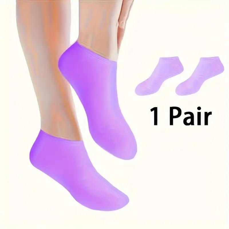 乾燥してひび割れた足のためのシリコン保湿フットソックス1組  - Silicone Sock Hotend のレビューと価格