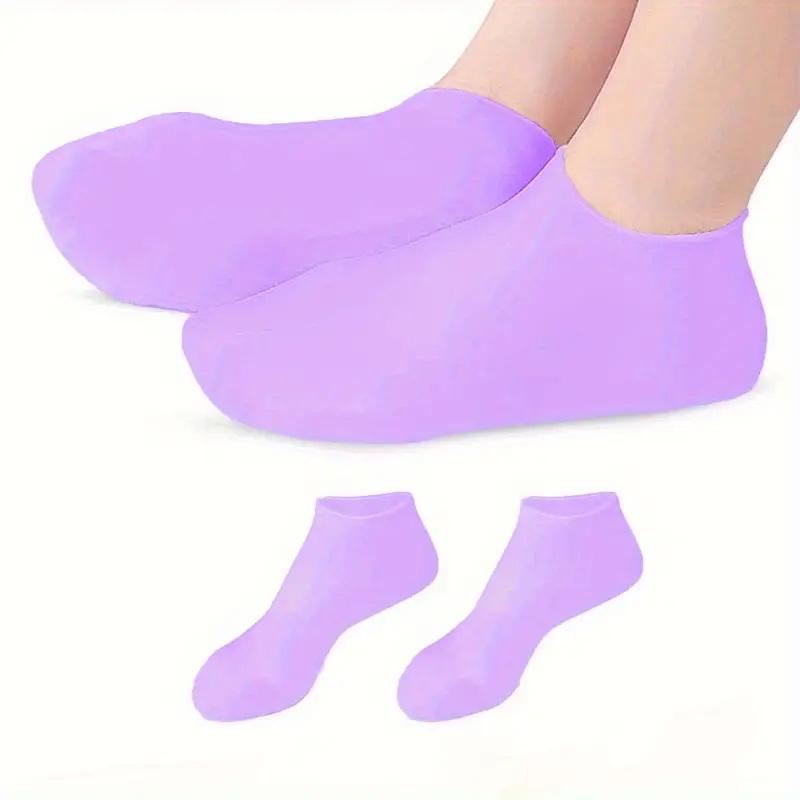 乾燥してひび割れた足のためのシリコン保湿フットソックス1組  - Silicone Sock Hotend のレビューと価格