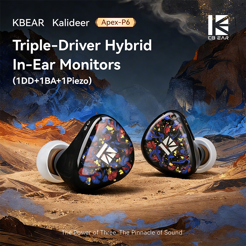 KBEAR Kalideer Apex-P6 1DD+1BA - 3D Printing Office Setup のレビューと価格