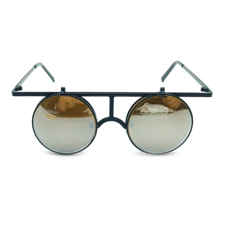 エマージング ブラックフレーム シルバーレンズ フリップアッ - 3D Printing Glasses Frames のレビューと価格