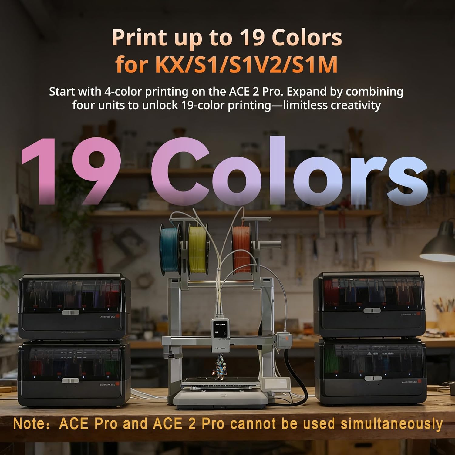 Anycubic ACE 2 Pro 3Dプリンターフィラメ - 3D Printing Deck Box のレビューと価格