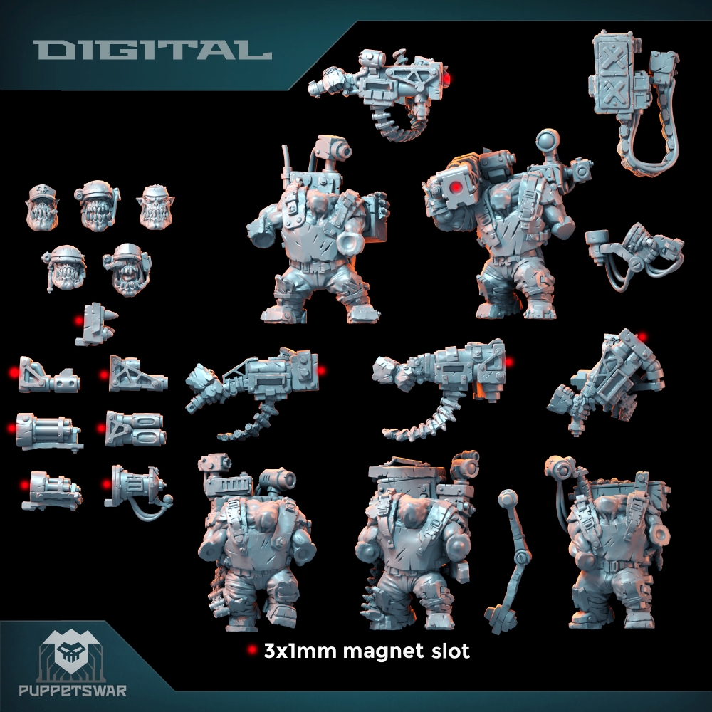 Orc Ultimate Badasses Squad、グリ - 3D Printing Model のレビューと価格