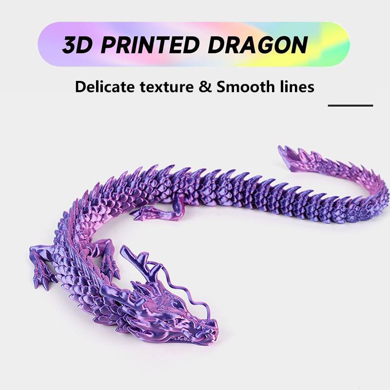 3D印刷されたドラゴンモデルの工芸品,色の変化,関節運動,車 - 3D Printing Gif のレビューと価格