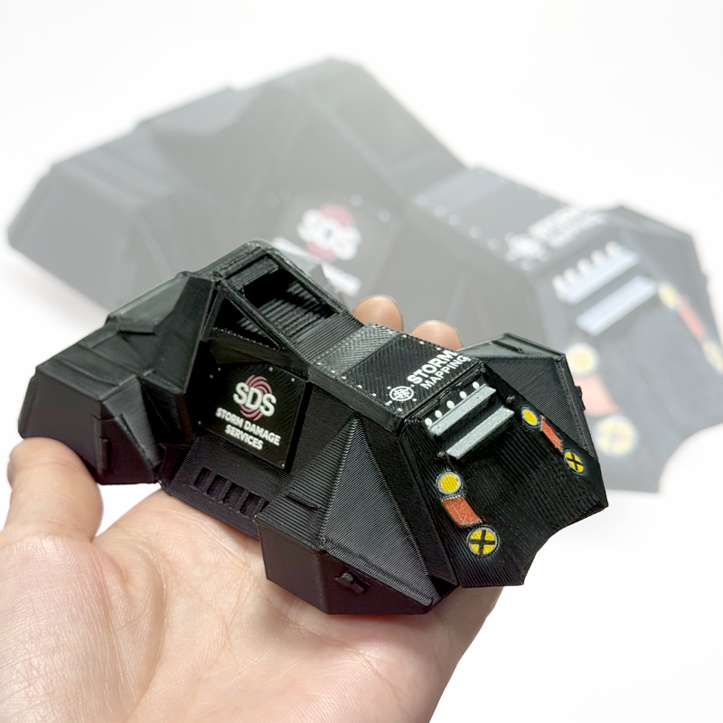 3Dプリントされたストームチェイサー車両モデル、ヘビーデュー - 3D Printing Diecast Cars のレビューと価格