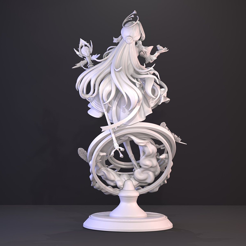 未塗装3Dプリントフィギュア アニメゲームキャラクター ガレ - 3D Printing Character のレビューと価格