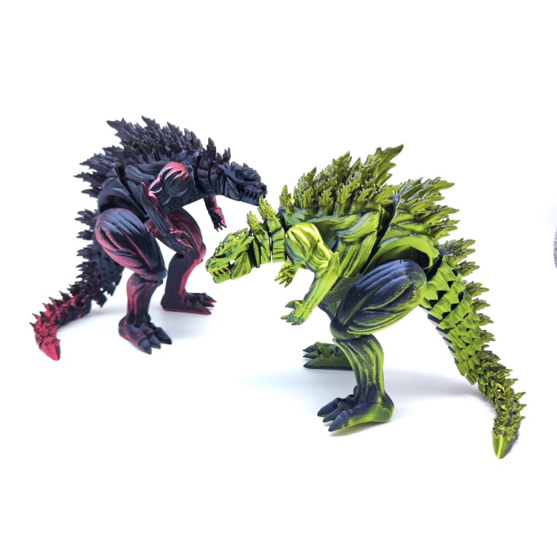 3D 印刷筋肉恐竜アクションフィギュアミニおもちゃモンスター - 3D Printing Character のレビューと価格