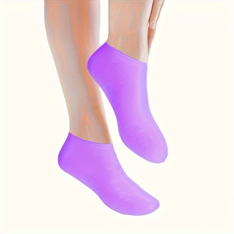 2個入りシリコンフットケアソックス、角質除去、保湿、ひび割れ - Silicone Sock Hotend のレビューと価格
