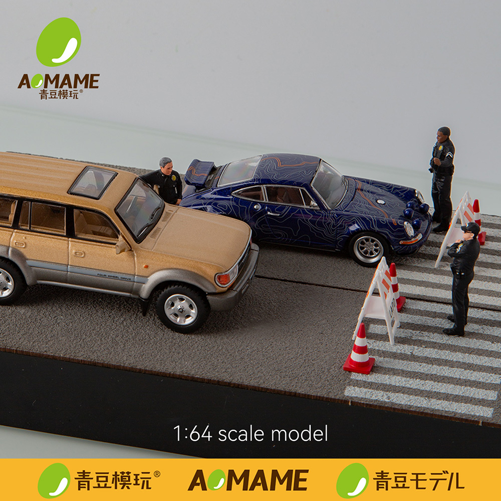 先行販売 1/64 LAPD警察セット レジンフィギュア、ジ - 3D Printing Diecast Cars のレビューと価格