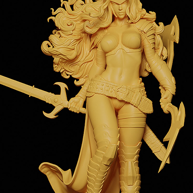 2 スタイルコミックキャラクター 6399 アンジェラ 3D - 3D Printing Character のレビューと価格