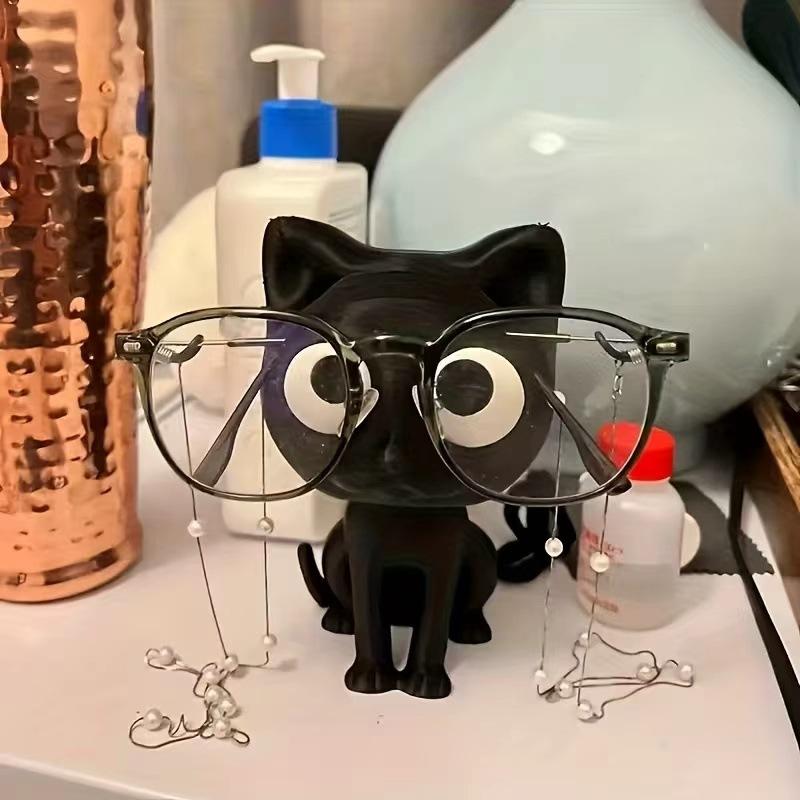 3Dプリントされた猫型メガネホルダー、おしゃれな眼鏡スタンド - 3D Printing Glasses Frames のレビューと価格