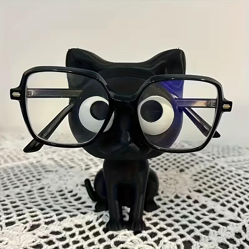 3Dプリントされた猫型メガネホルダー、おしゃれな眼鏡スタンド - 3D Printing Glasses Frames のレビューと価格