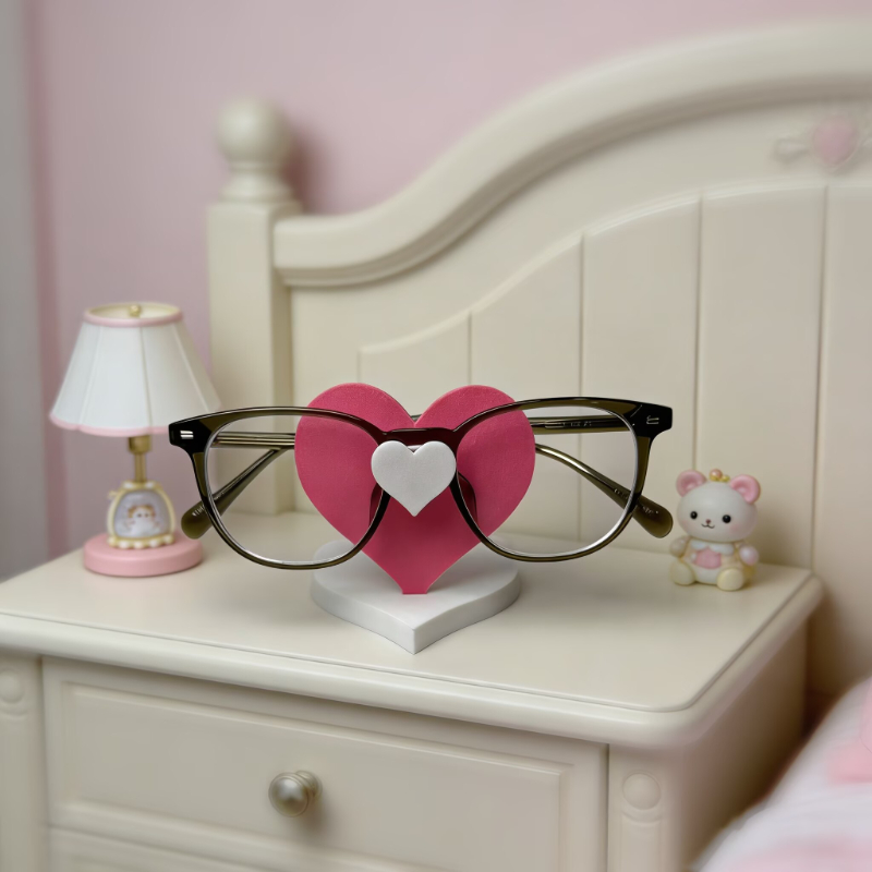 1PC 3D プリントハート型メガネフレームメガネケースディ - 3D Printing Glasses Frames のレビューと価格
