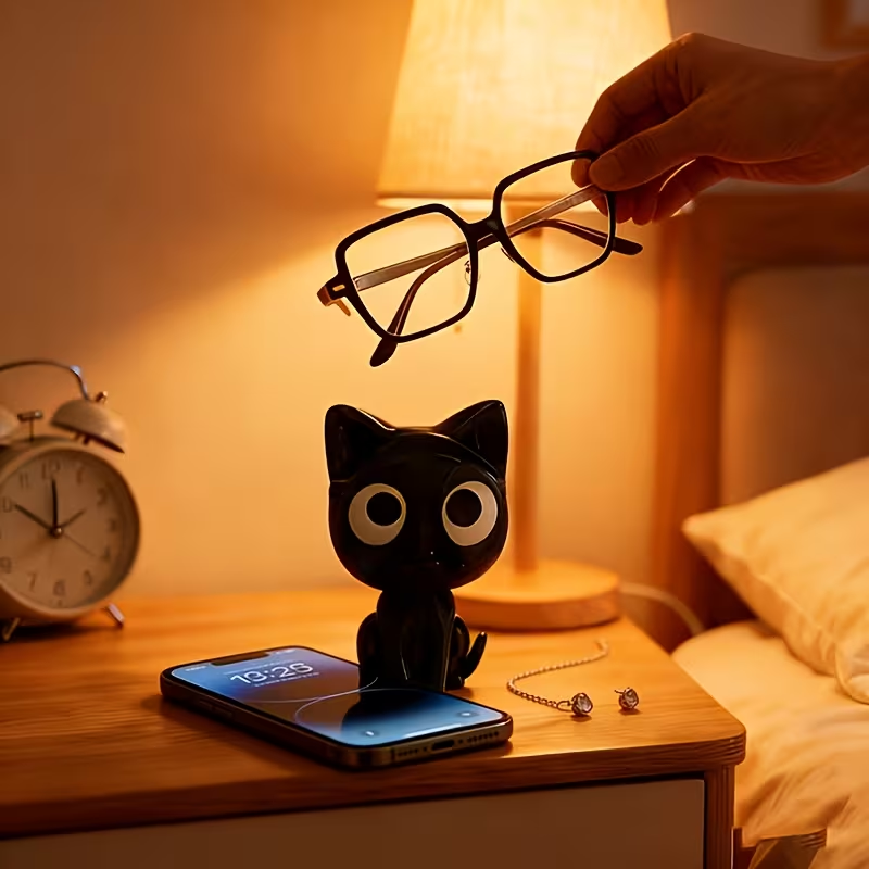 1個のかわいい猫の形をした3Dプリントメガネフレーム、座って - 3D Printing Glasses Frames のレビューと価格
