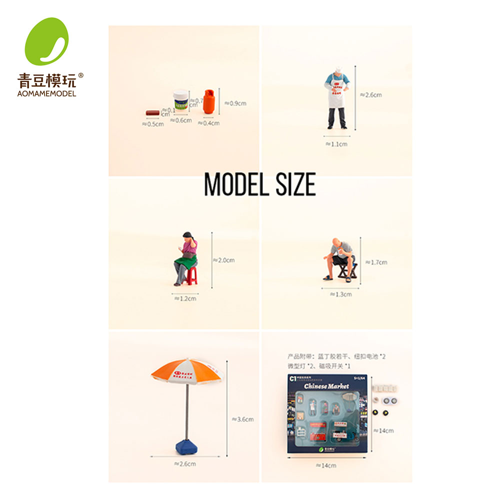 1/64 ナイトマーケットのモデルキット - 高精度3Dプリ - 3D Printing Model のレビューと価格