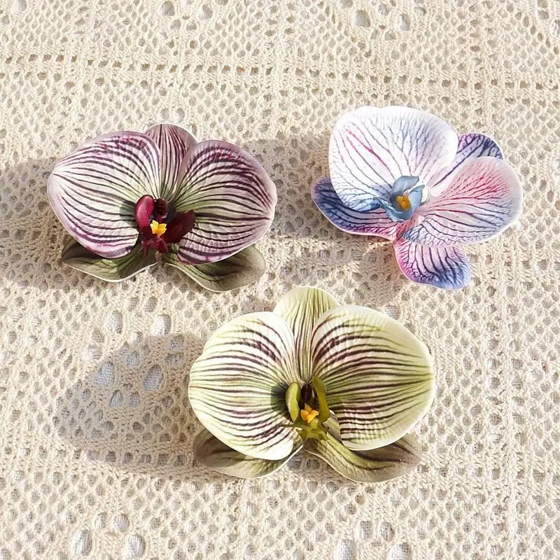 3Dプリントされた蝶蘭のヘッドピース、人工綿とシリコンの花、 - 3D Printing Gif のレビューと価格