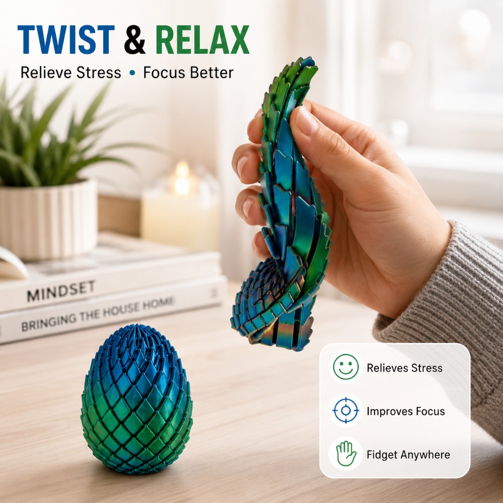 3D プリント 7.5/5.5 センチメートルツイストドラゴ - 3D Printing Gif のレビューと価格
