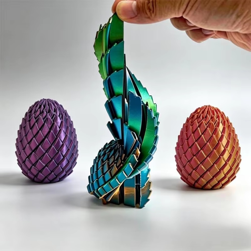 3D プリント 7.5/5.5 センチメートルツイストドラゴ - 3D Printing Gif のレビューと価格