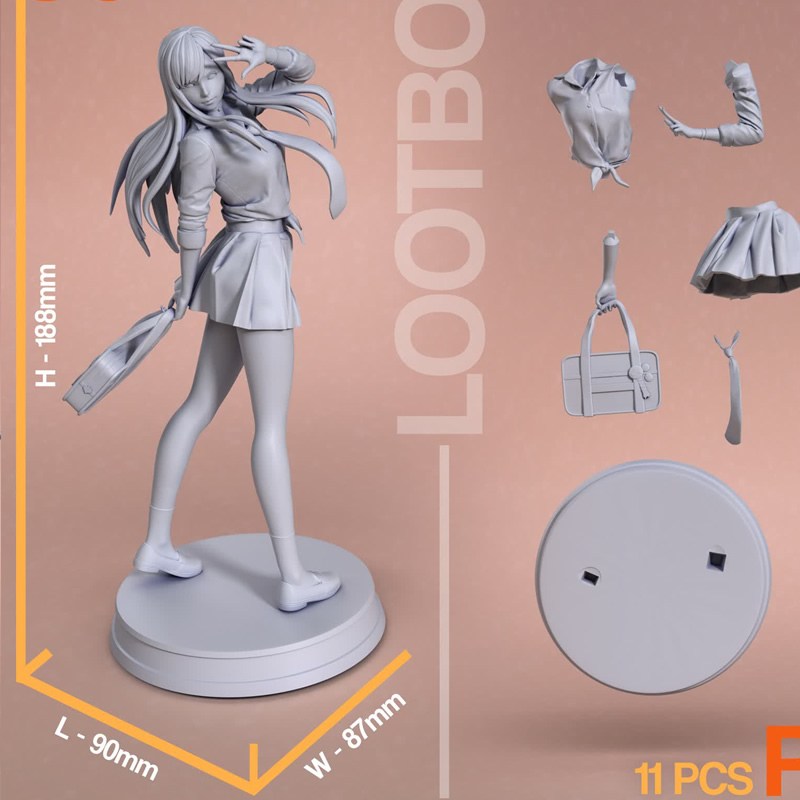 ゲームキャラクターの組み立てられた未塗装のカスタムジグソーパ - 3D Printing Character のレビューと価格