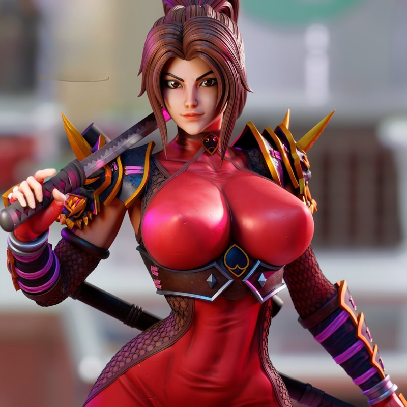 2 スタイルゲームキャラクター 6125 タキ NSFW 3 - 3D Printing Character のレビューと価格