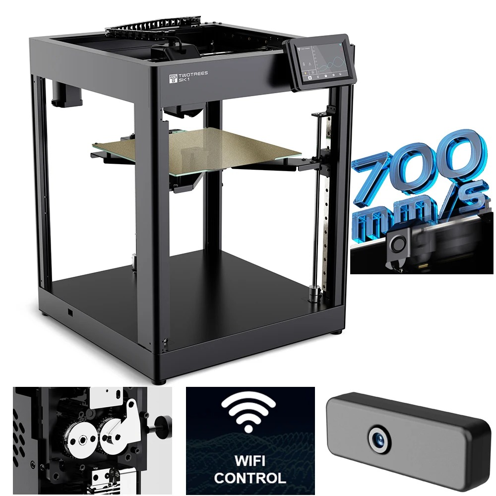 Twotrees SK1 高速3Dプリンター 高速印刷 ダイ - 3D Printing Software のレビューと価格