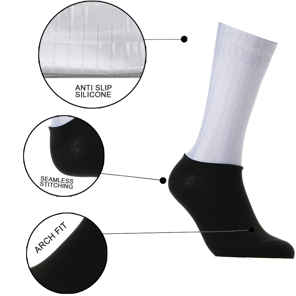 ホワイトライン-メンズシリコンサイクリングソックス,滑り止め - Silicone Sock Hotend のレビューと価格