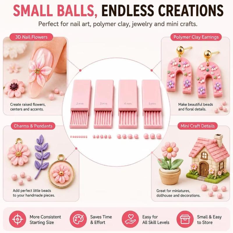 # ネイルアートビーズローラー 4個セット 3Dプリント ク - 3D Printing Design Maker のレビューと価格