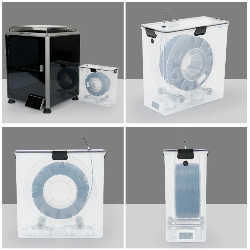 3Dプリンターフィラメント乾燥ボックス、気密防湿保管庫、リア - 3D Printing Deck Box のレビューと価格