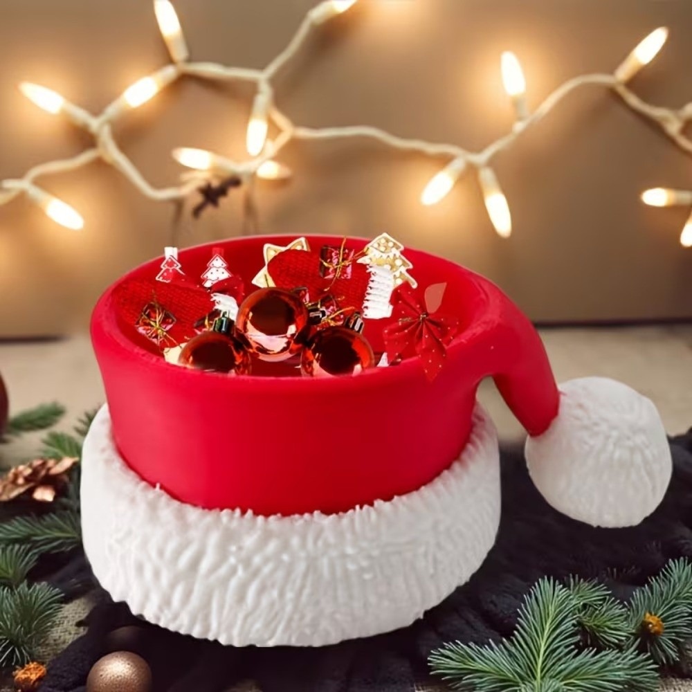 クリスマスボウル サンタ帽子 テーブルオーナメント 装飾用  - 3D Printing Xmas のレビューと価格