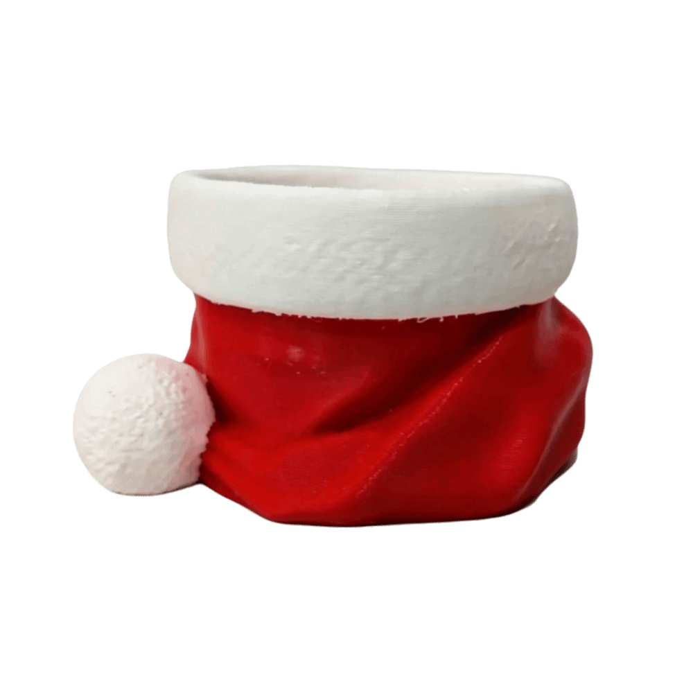 クリスマスボウル サンタ帽子 テーブルオーナメント 装飾用  - 3D Printing Xmas のレビューと価格